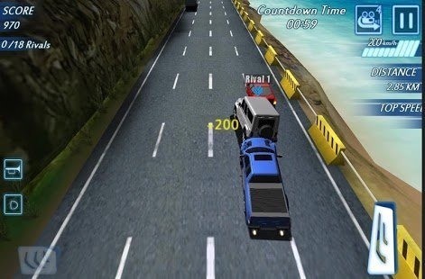 公路赛车交通高峰