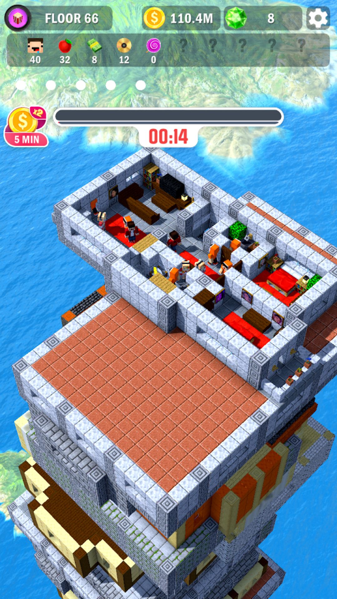 建造通天塔3D无限钻石金币版
