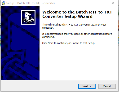 Batch RTF to TXT Converter