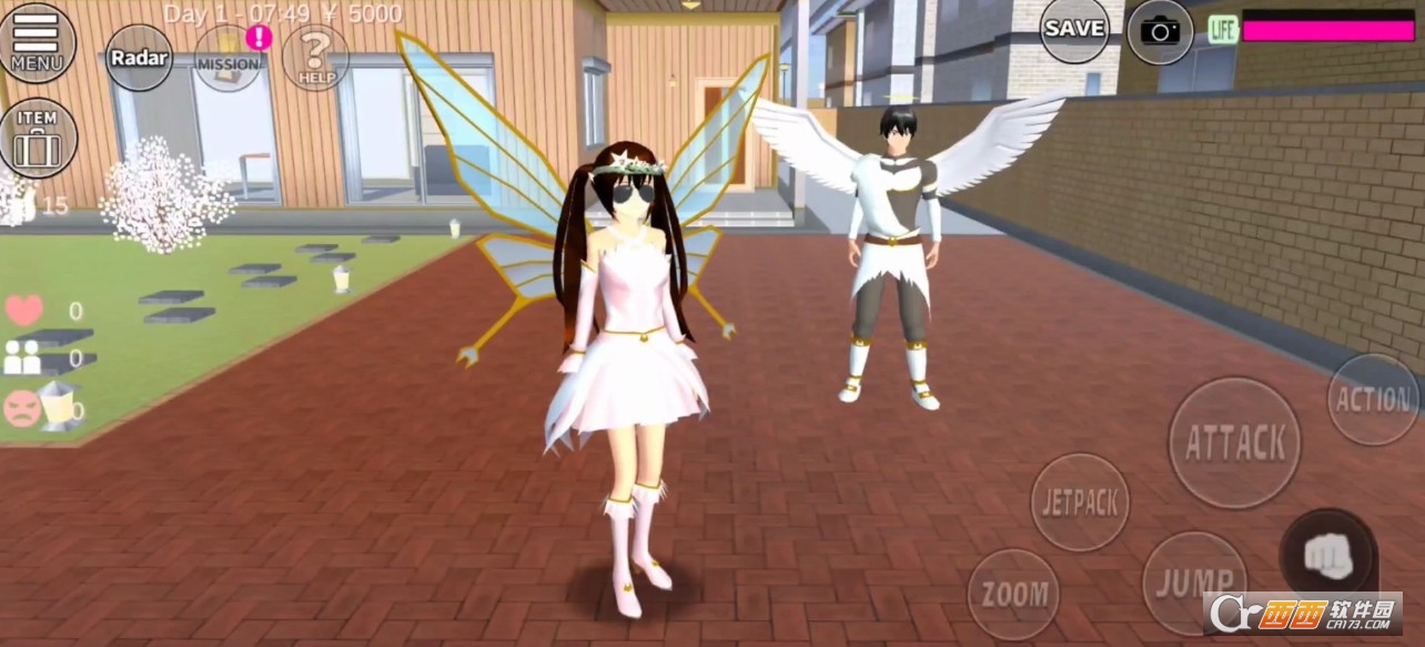 樱花校园模拟器冰晶宫殿版