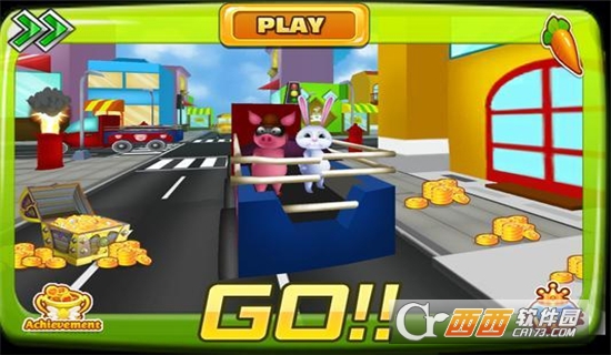 地铁兔子逃脱游戏