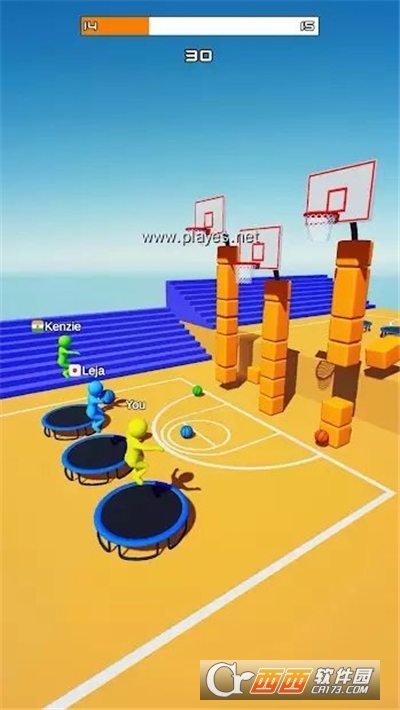 跳扣篮3d游戏
