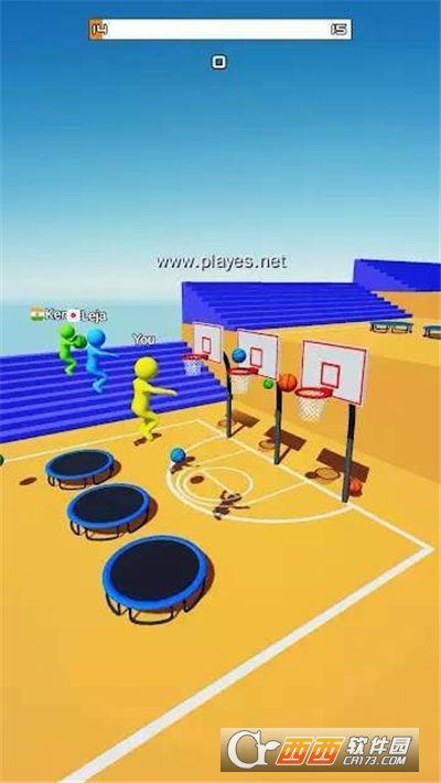 跳扣篮3d游戏