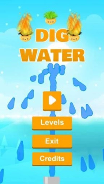 挖土引水小游戏