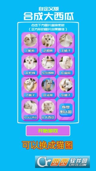 自定义合成大西瓜