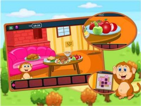 饥饿的猴子逃脱2