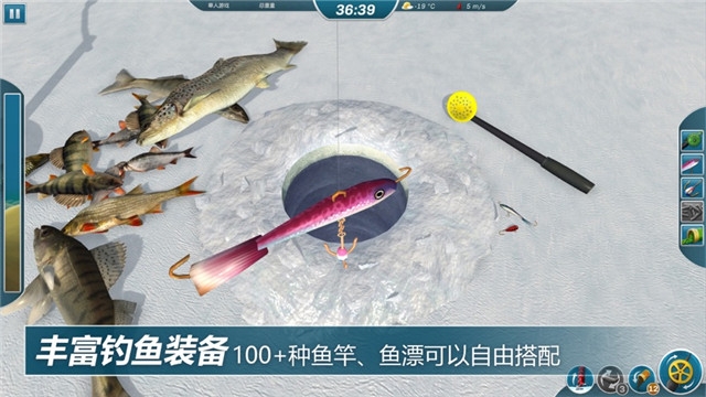 冰湖钓鱼中文