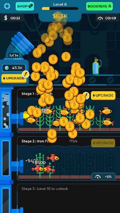 闲置水族馆无限金钱
