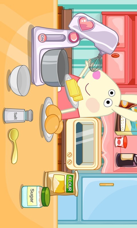 兔宝宝制作甜品