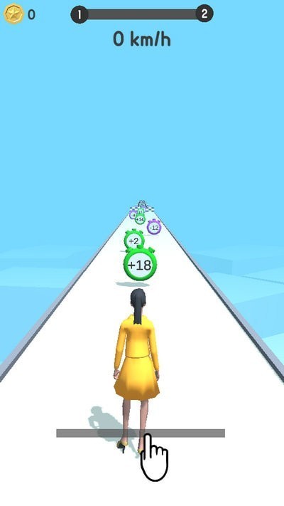 加速跳远
