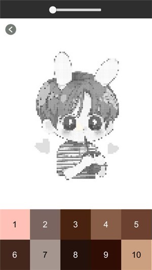 BTS像素涂色
