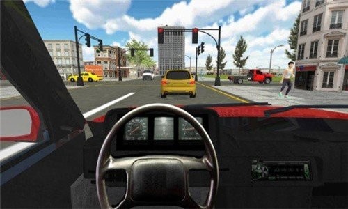 红色汽车