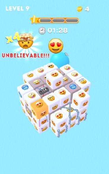 点击立方体3D