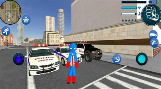 绳索火柴人城市冒险