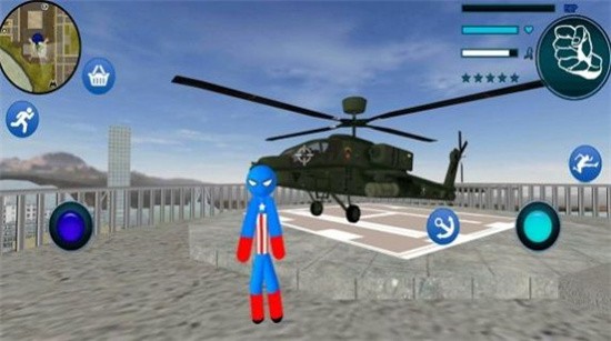 绳索火柴人城市冒险