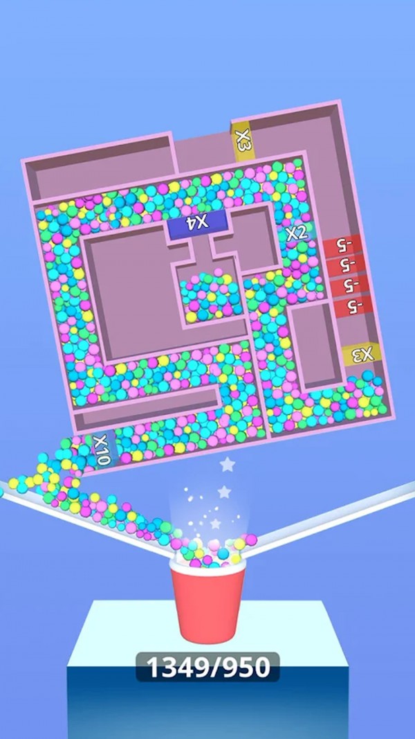 节奏滚动的球球