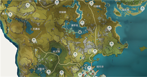 原神传送点位置在哪原神全地图传送点分布位置介绍