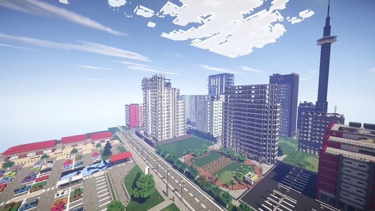 我的世界之美国城市最新版