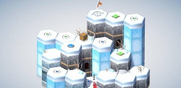 冰雪巨人攀登冒险