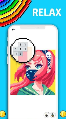 成年人玩的按数字填色