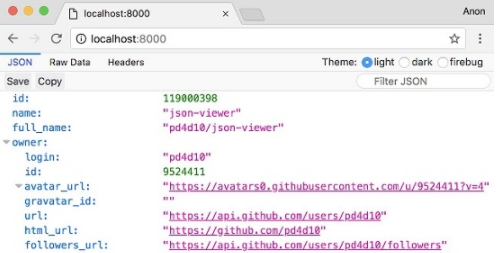 JSON查看器插件JSON Viewer