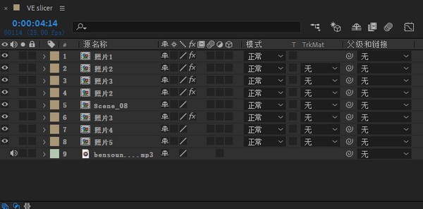 VE Slicer(切片效果AE插件)