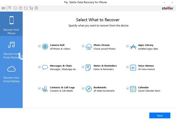 Stellar Data Recovery for iPhone