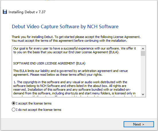 NCH Debut Video Capture Software Pro