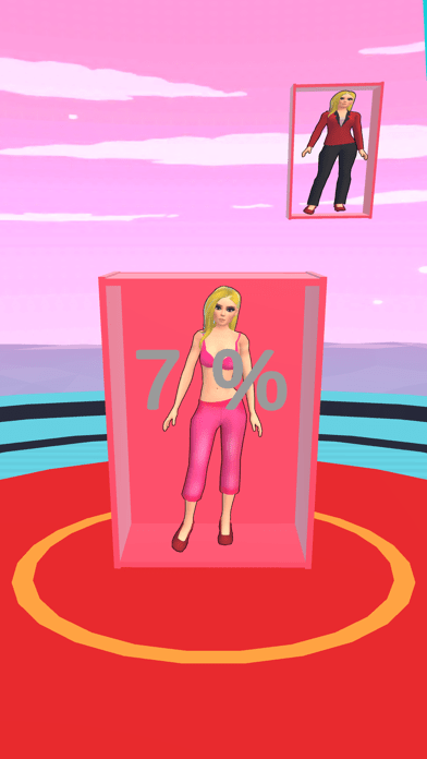 娃娃奔跑3D美容挑战