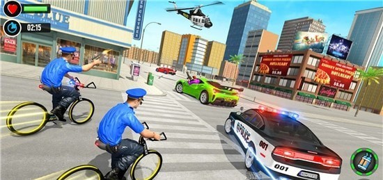 BMX自行车骑警追凶