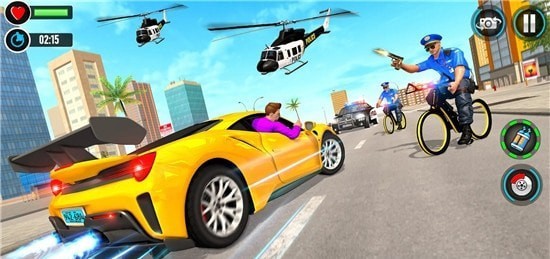 BMX自行车骑警追凶