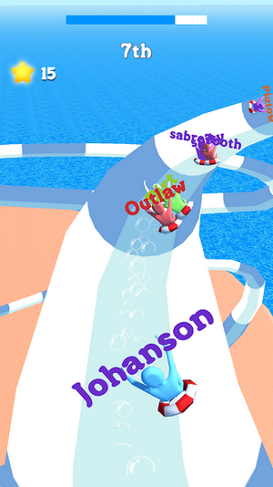 水上乐园超级滑梯