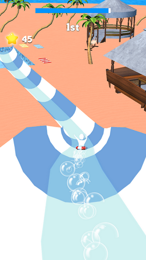 水上乐园超级滑梯