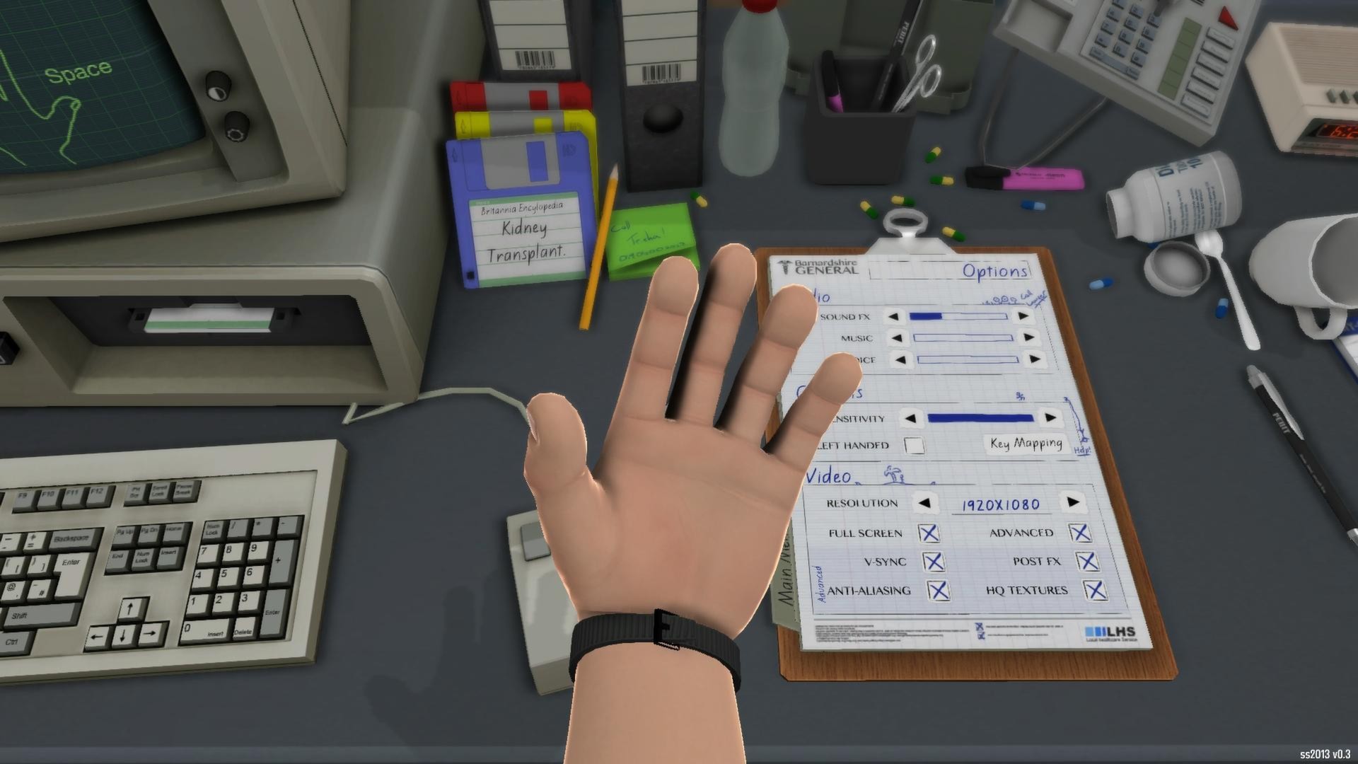 外科模拟2013（Surgeon Simulator 2013）v1.0二项修改器aXeL9999版