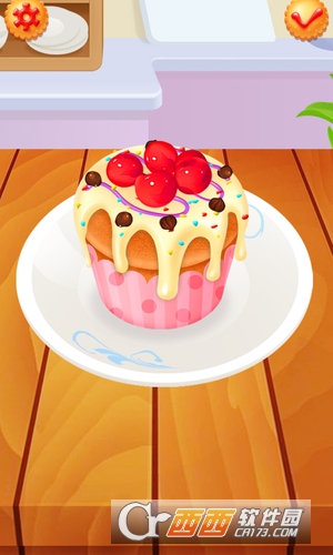 芭比公主学做蛋糕