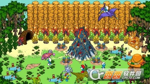 蓝精灵村庄中文版