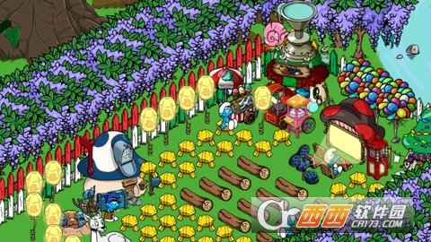 蓝精灵村庄中文版