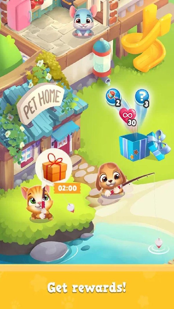 可爱的宠物救援