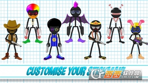 Gun Stickman3(火柴人枪战3中文无限金币版)