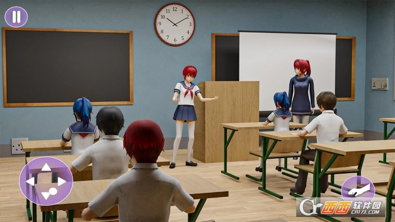 动漫女孩虚拟学校生活
