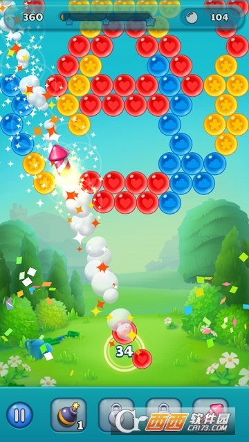 Hy Bubble Shoot n Pop开心泡泡射击游戏