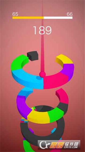 彩球跳塔(螺旋跳跃)