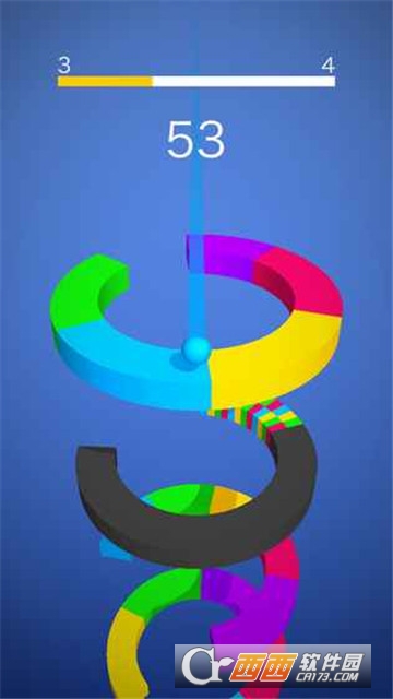 彩球跳塔(螺旋跳跃)