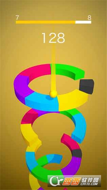 彩球跳塔(螺旋跳跃)