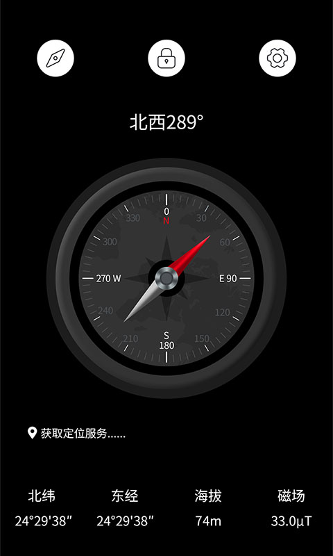 财神指南针罗盘
