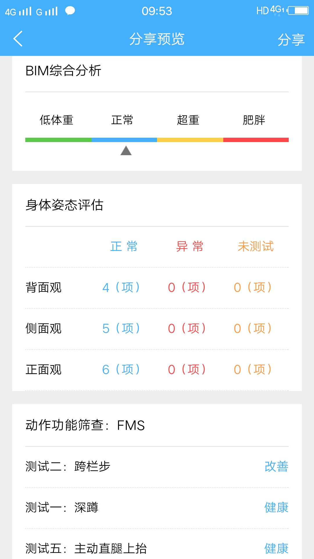 易体能少儿体测
