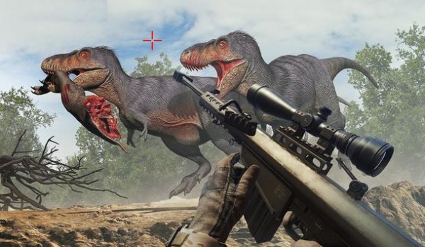 丛林恐龙真实狩猎