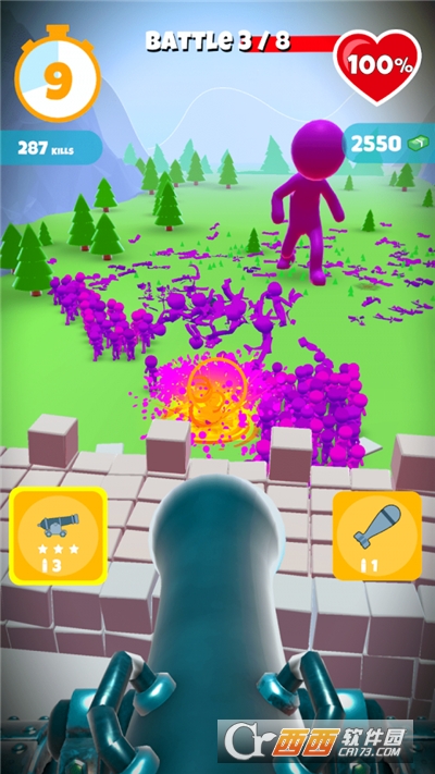 人群防御战争游戏