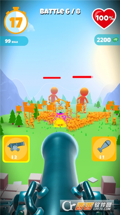 人群防御战争游戏