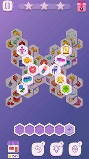 瓷砖六边形配对